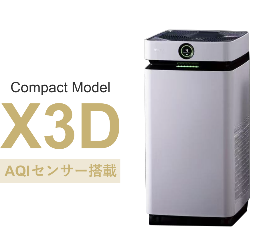 Compact Model X3D AQIセンサー搭載